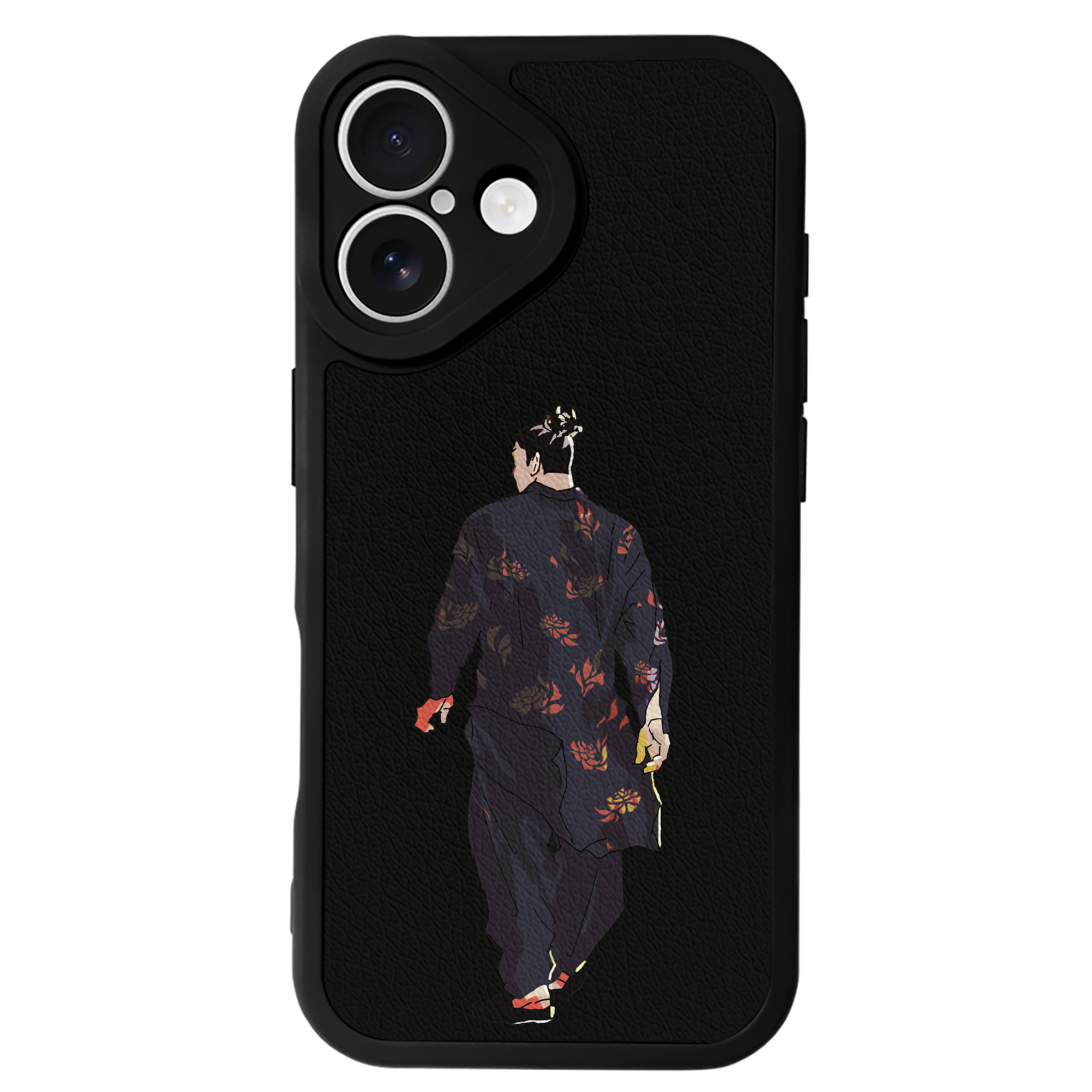 （画像用） 呪術廻戦 Jujutsu Kaisen 【iPhone 16シリーズ対応】シリコンスマホケース（レザー調） 材質：シリコン